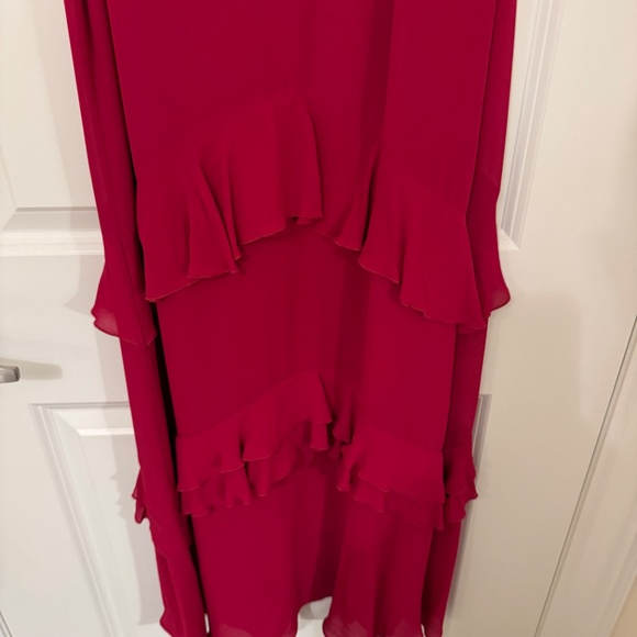 Reformation Tripoli Dress Rhubarb - Size 2 - Picture 4 of 8